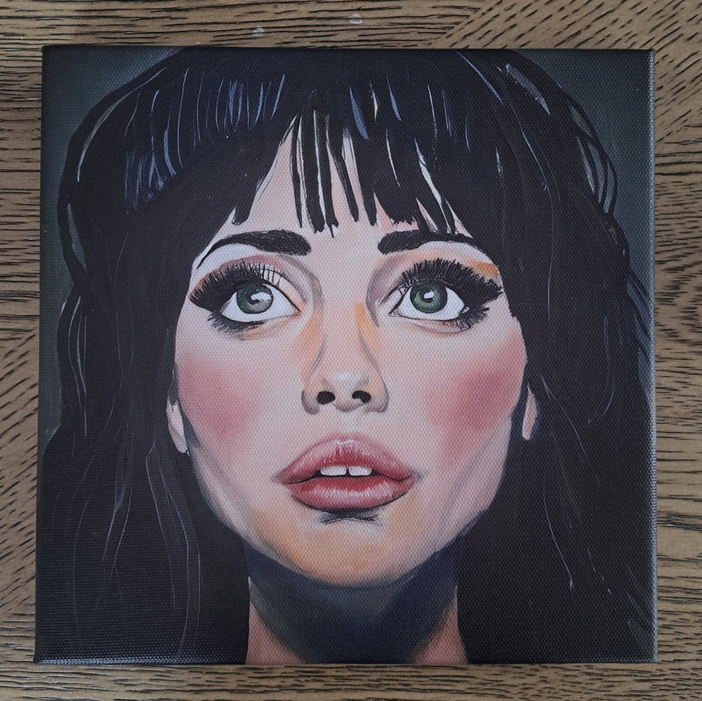 8x8 Canvas Print - Agatha, Original Artwork